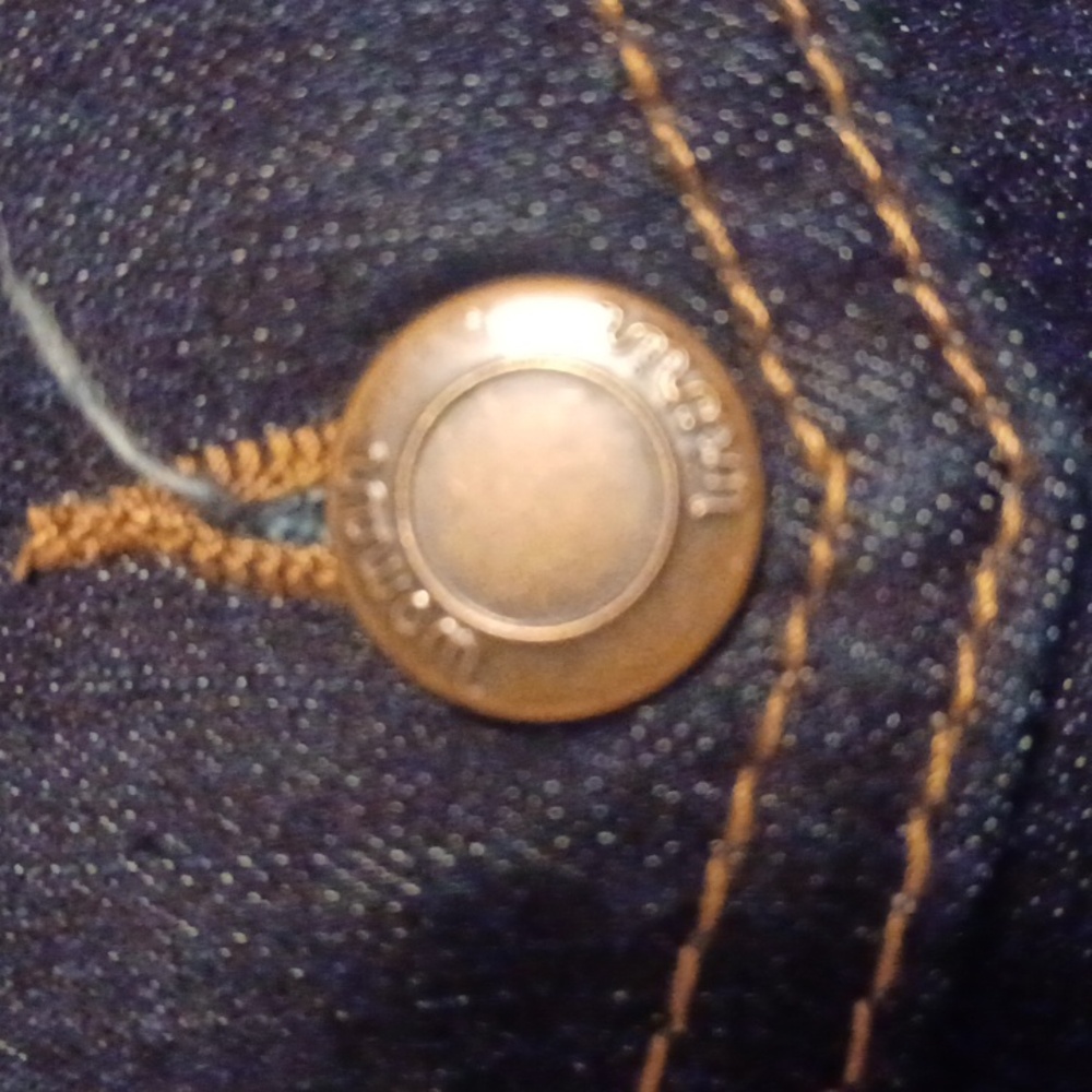 NAVY BLUE BLUE JEAN JACKET NEW, PLUS SIZE 28W BY WOMAN WITHIN - Picture 5 of 7